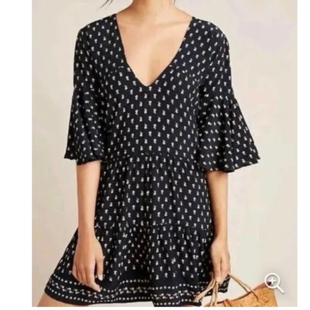 Faithfull the Brand Black and White Dress